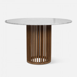 CODE Dining Table with Marble Top, D100 D120 D150