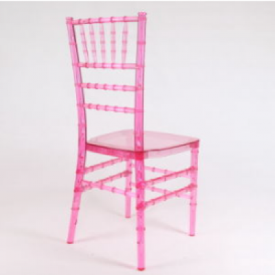 Pink resin Chiavari Chair